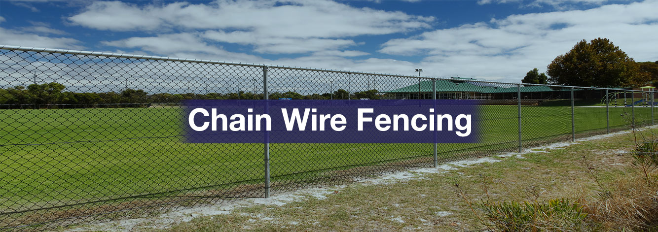 Chain Wire Security Fencing, Chain Mesh Fencing, Chain Link Fencing